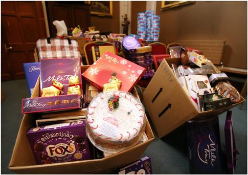 Charity gifts appeal fills 12 vanloads