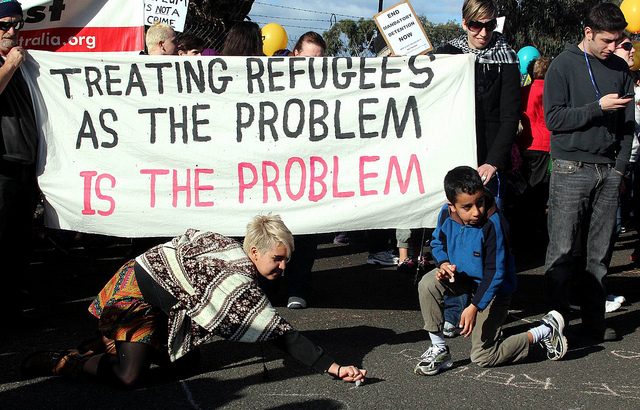 Priest blames poor treatment of refugees on racist attitude