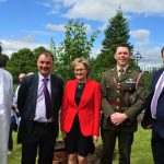 LAOIS: Bishop Michael Burrows, Church of Ireland; John Comer, ICMSA President; Mairead McGuinness MEP; Commandant Kieran Carey, ADC to an Taoiseach and James Healy, Macra<br />
<br />
President at the annual Ecumenical Embrace Farm Remembrance Service in the Church of the<br />
<br />
Most Holy Rosary, Abbeyleix. Photo: Roger Jones