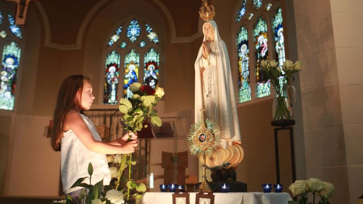 Flowers for Our Lady of Fatima