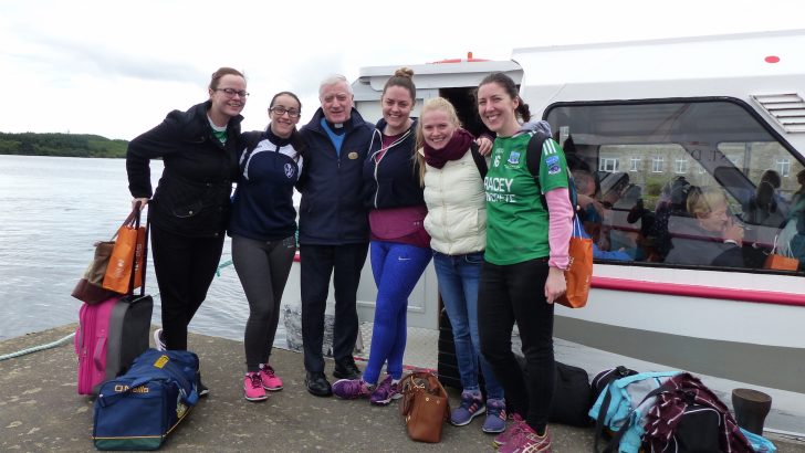 Roses give thanks on Lough Derg pilgrimage