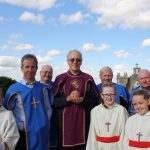 Cavan: Knights of St. Columbanus, who brought the relic of St Oliver Plunkett to the Church of the Immaculate Conception, Kingscourt for the first time, with Fr Gerry MacCormack and the serving team.