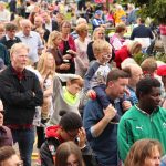 Part of the crowd of over 4,000 people from the Diocese of Kildare & Leighlin who attended the Picnic in Punchestown on Sunday. Photos: John McElroy