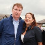 Fr Liam Lawton and soprano Celine Byrne who sang at the picnic on Sunday.