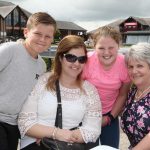 Josh Byrne, Sophie Grogan, Louise Fox and Bernadette Grogan at the picnic.