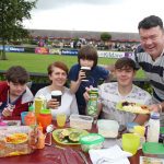 The Wilson family Tadhg, Tracy, Conan, Oscar and Michael.