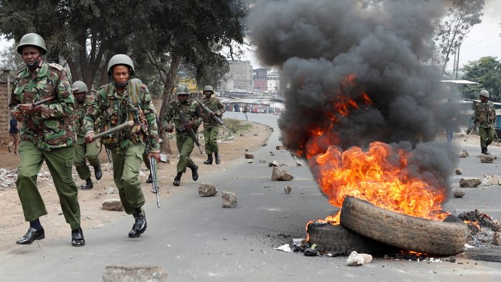 Kenyan flames of fury