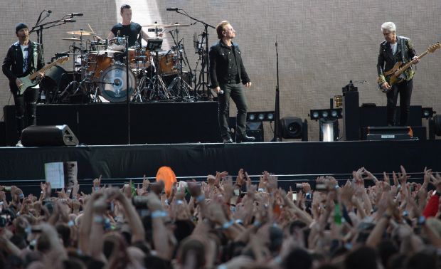 Missionary nun Bono’s guest at U2’s gig