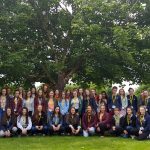 MAYO: VAKS youth volunteers gather for a training day at Knock Shrine. The VAKS will be helping at the weekends throughout the summer.