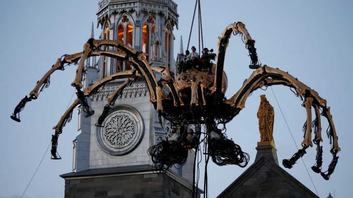 Giant spider draws Catholic criticism