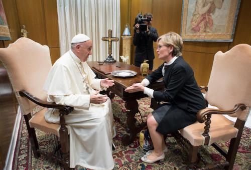 Irish EU official honoured to meet Pope