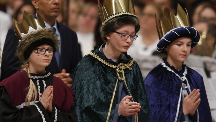 Three kings in St Peter’s Basilica