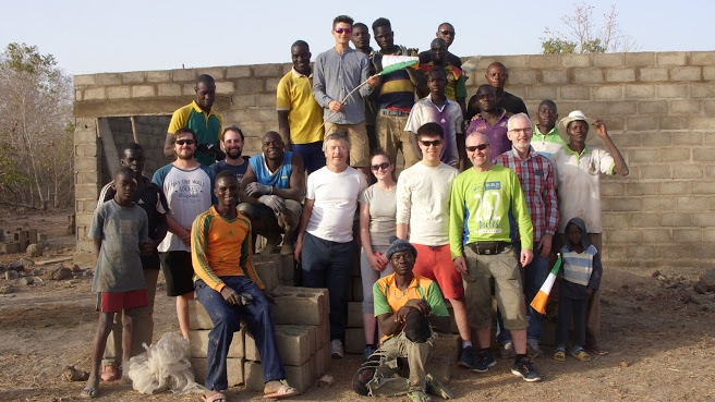 Irish team build dairy in Burkino Faso