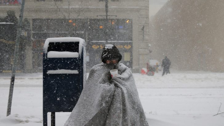 Church assist poor in freak American ‘bomb cyclone’