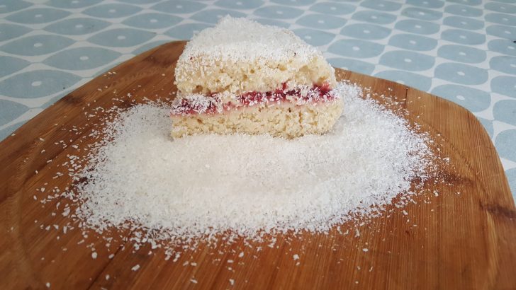 Versatile coconut is so at home in a cake!