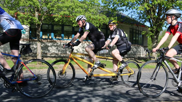 Lighting up the cycling track