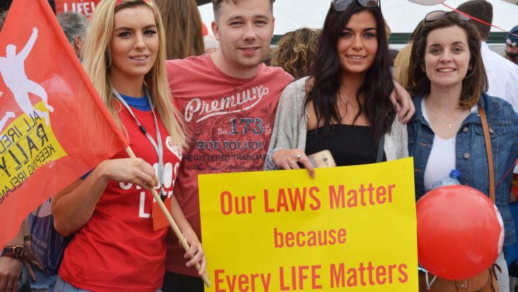 Pro-life demonstrators vow  ‘North Will Protect’