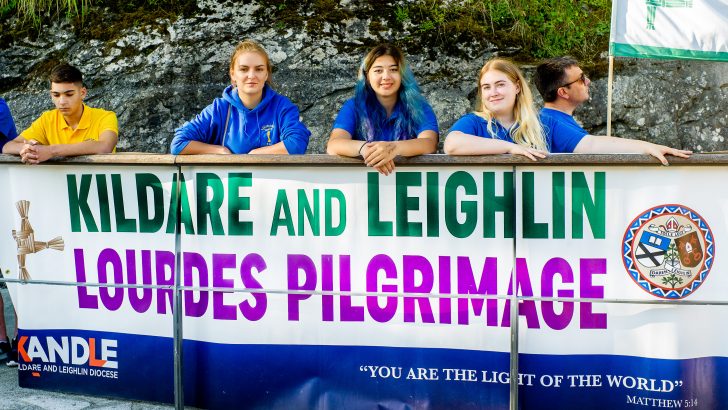 Young pilgrims celebrate Faith in Lourdes