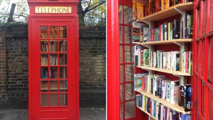 The little library at the village corner