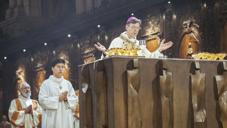 Prelate prays for France after violent riots