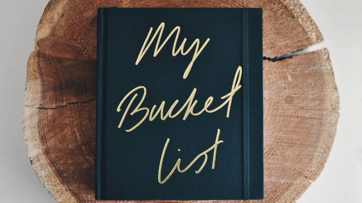 A different kind of bucket list