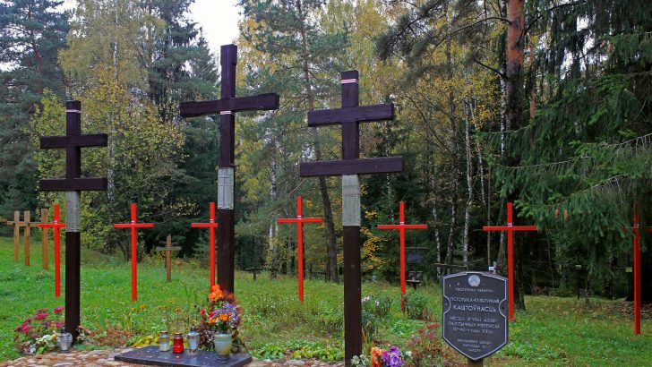 Outrage over memorial crosses bulldozing