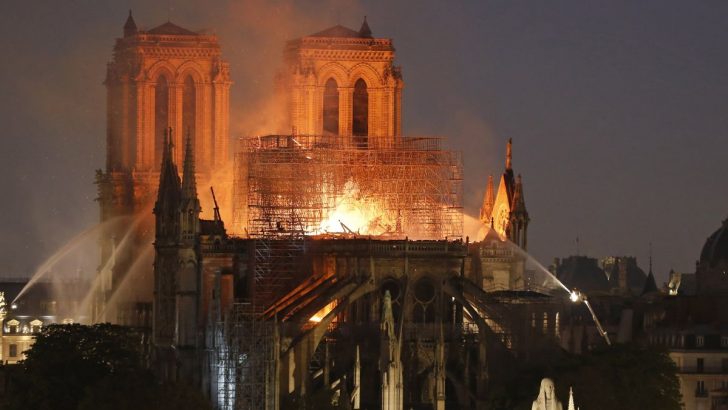 Pope prays for Notre-Dame reconstruction after disaster