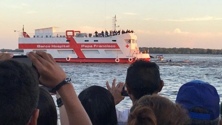 Missionary boat sets sail on Amazon river