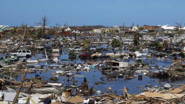 Catholic charities storm in after Hurricane Dorian destruction