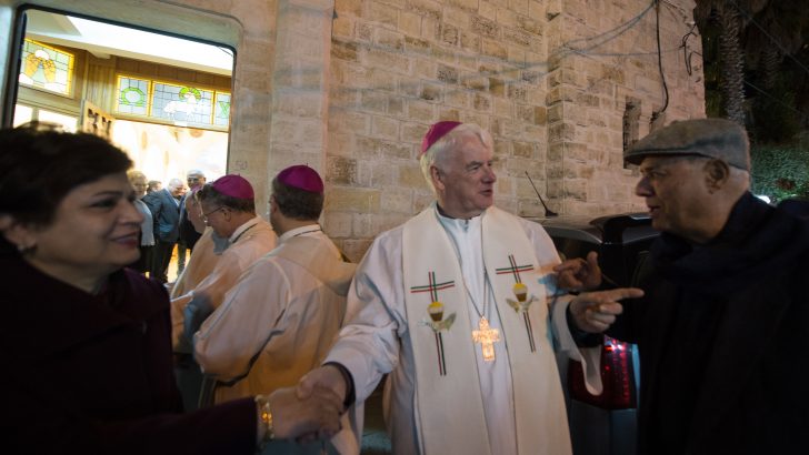 Church leaders call for more work for peace in Holy Land