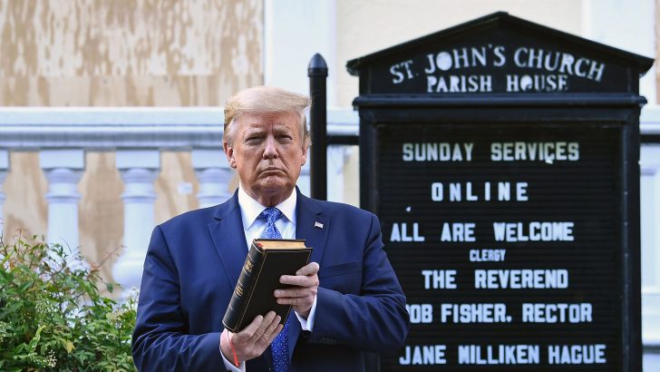 Is the Church Donald’s trump election card?