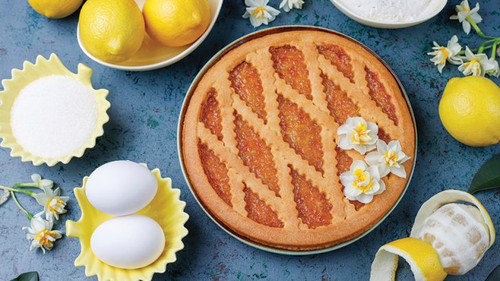 Light up the room with a lemon tart