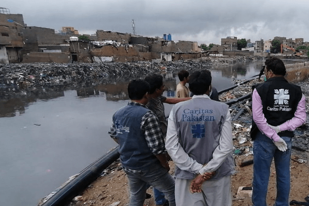 Churches flooded in Karachi after heavy rainfall