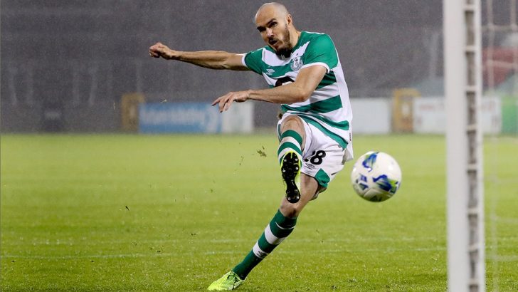 Shamrock Rovers player prays to St Anthony before AC Milan match