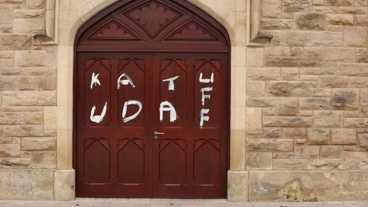 Sectarian hate crime on Derry church dubbed ‘disgraceful’