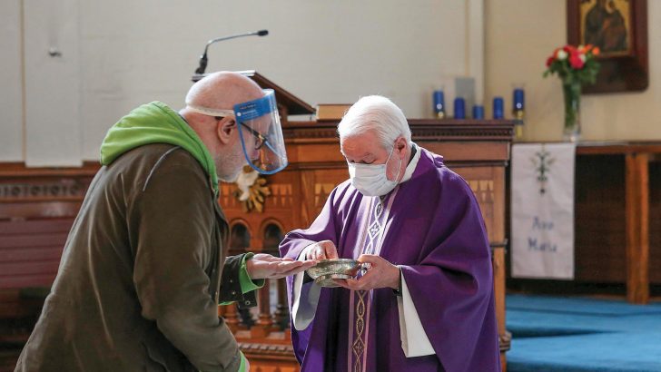 Smiles abound at ‘wonderful’ return to Mass in NI