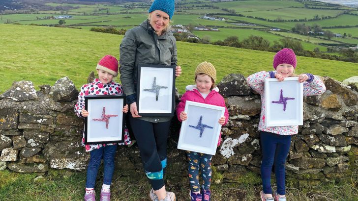 Reimagining St Brigid’s crosses in county colours