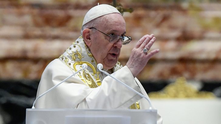 Pope pleads for easing of ‘severe restrictions’ on Catholics attending Mass