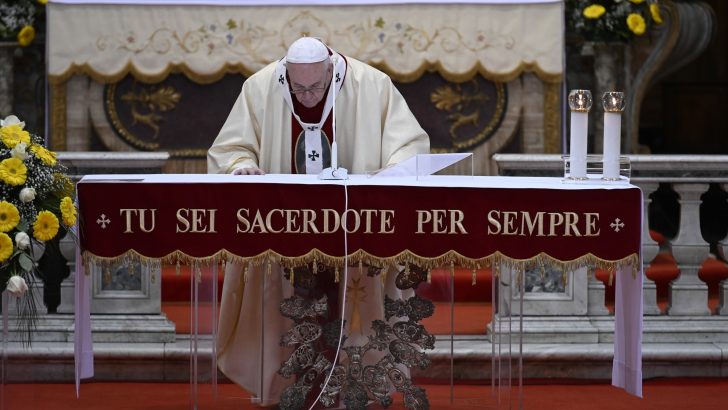 Pope Francis to offer Divine Mercy Sunday Mass in church with St Faustina’s relics