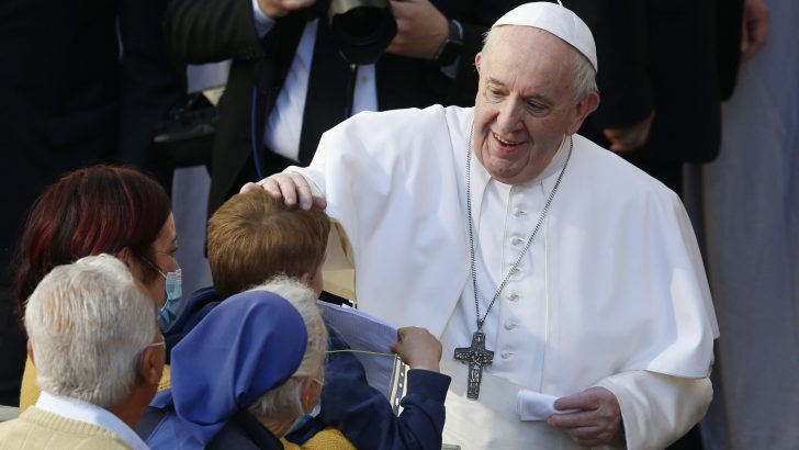 Darkness does not mean devil has won, Pope says at audience