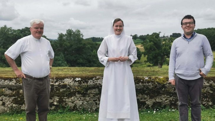 Delight as Glencairn Cistercians welcome courageous new sister