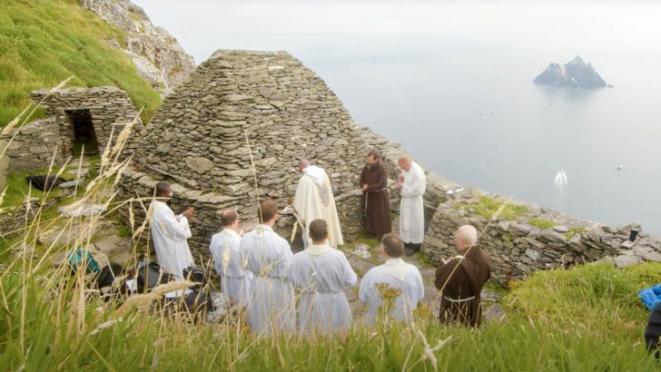 Mass offered on Skellig Michael for renewal of faith