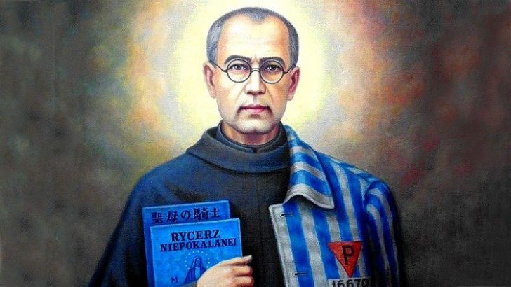 Archbishop Eamon unveils plaque to WWII Martyr St Maximilian Kolbe