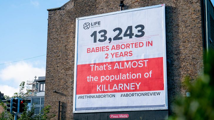 Pro-life billboard campaign highlights ‘grim’ abortion increase