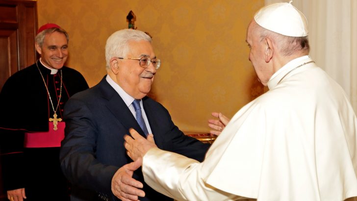 Pope calls for a restart of Middle East peace talks