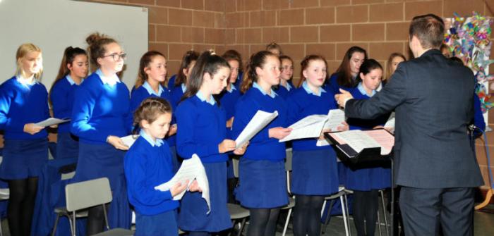 Downpatrick school raises money for charity with Christmas recording