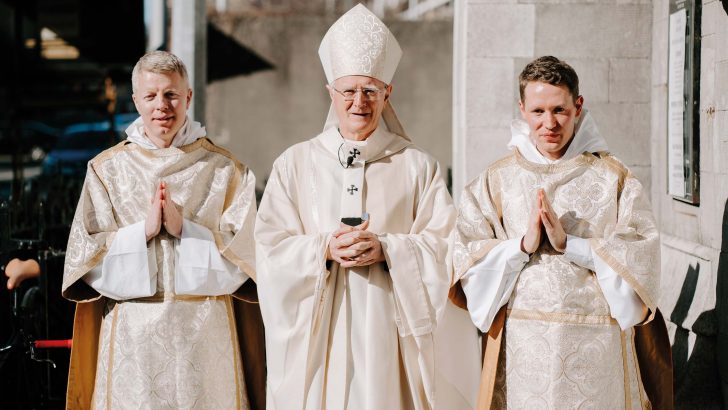 Archbishop Farrell ordains two new Dominican deacons