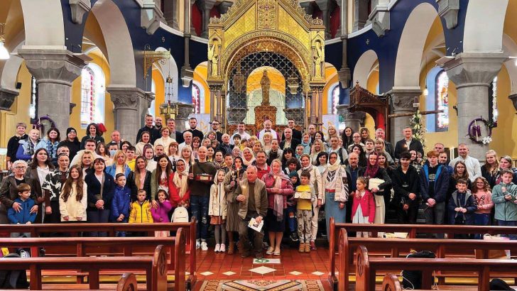 Ukrainian faithful praise Elphin diocese for Easter celebrations