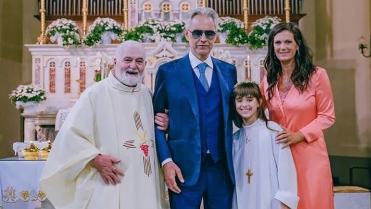 Catholic Tenor Bocelli celebrates daughter’s Communion