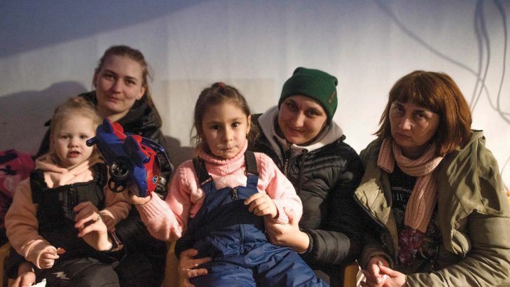 Mapping the way for Ukrainian refugees who fear for the future